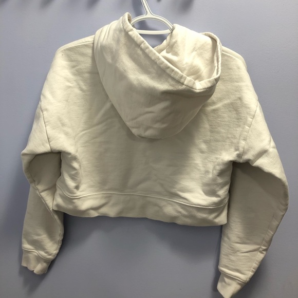 TNA White Cropped Hoodie - Picture 2 of 3